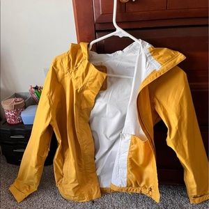 north face rain coat